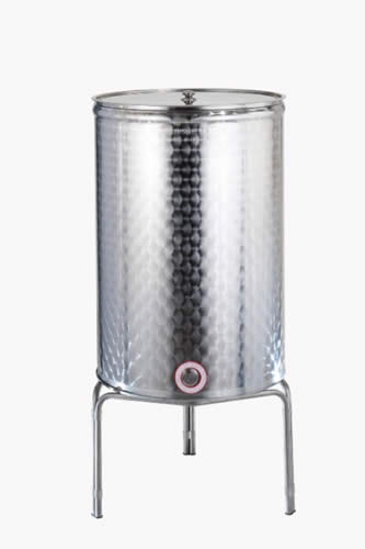 Contenitore saldato inox Fondo conico lt.150