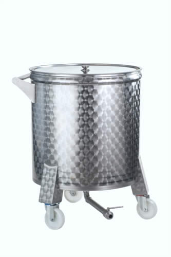 Contenitore carrellato basso a 3 ruote lt. 170