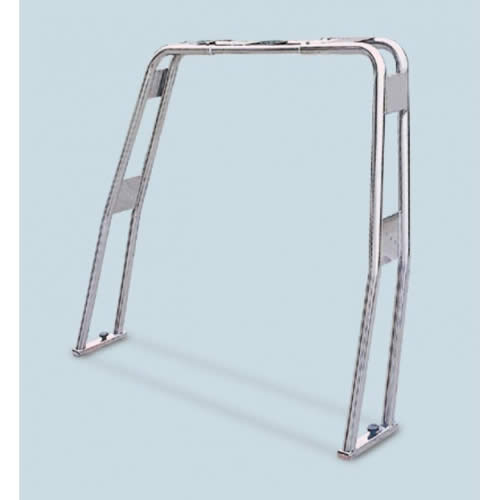 Roll bar ribaltabile in acciaio inox aisi 316 tubo diametro 50