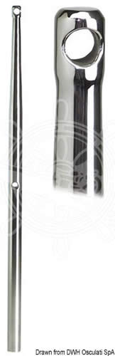 Candeliere inox 610 mm